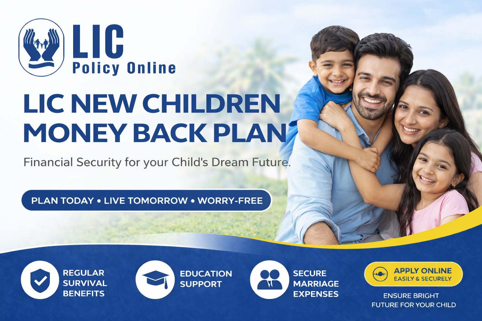 LIC NEW CHILDREN MONEY BACK PLAN